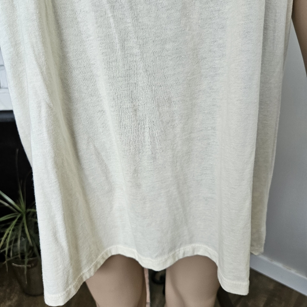 Lularoe shirt plus size 3XL cream yellow pumpkin print tunic top short sleeves - Picture 3 of 13